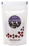 Svarta vinbärspulver